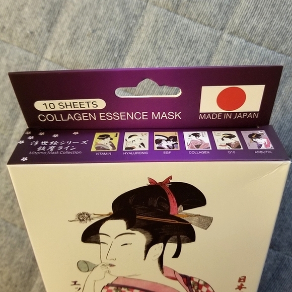 10 Sheets Collagen Essence Spa Face Masks NWT NIB - Picture 2 of 7
